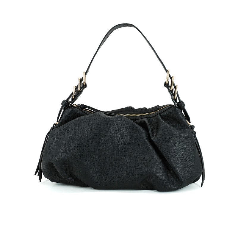Hush Puppies Women's Slouchy Hobo-Style Handbag Black - Image 1